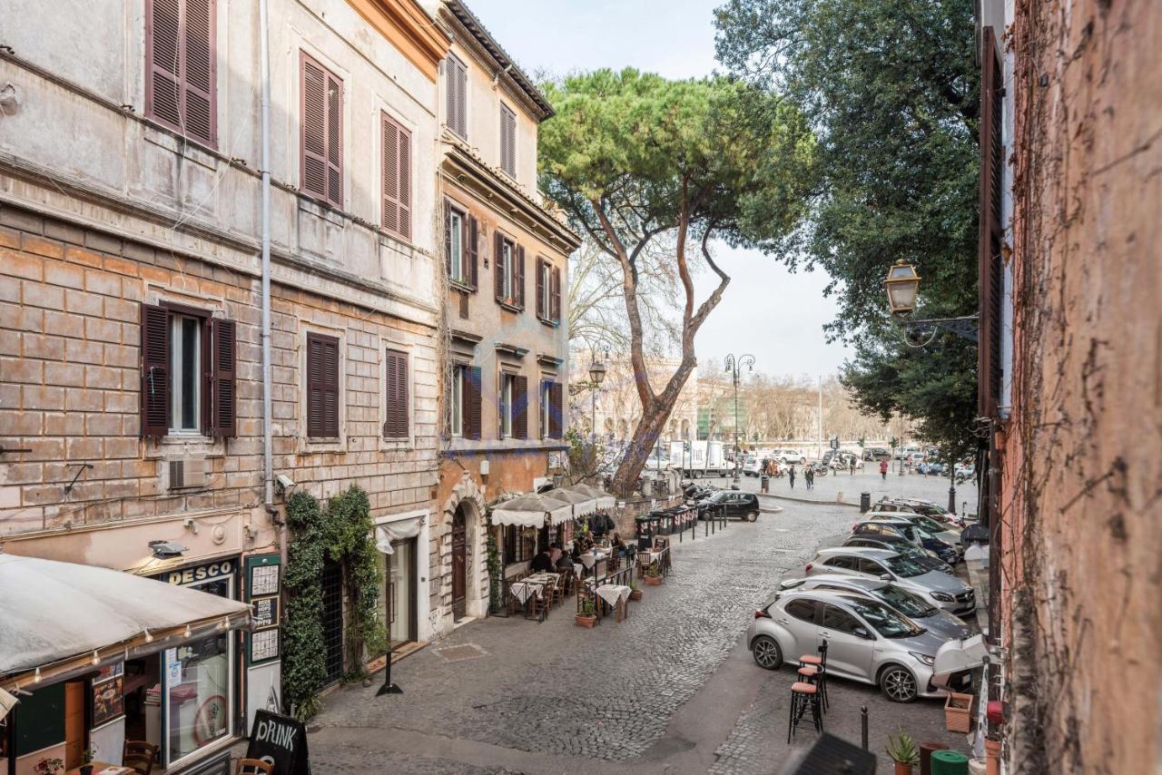Cozy Entire Apt Close To Piazza Trilussa Rome Exterior photo